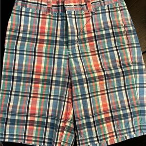 Vineyard Vines Red and Blue Flat Front Shorts